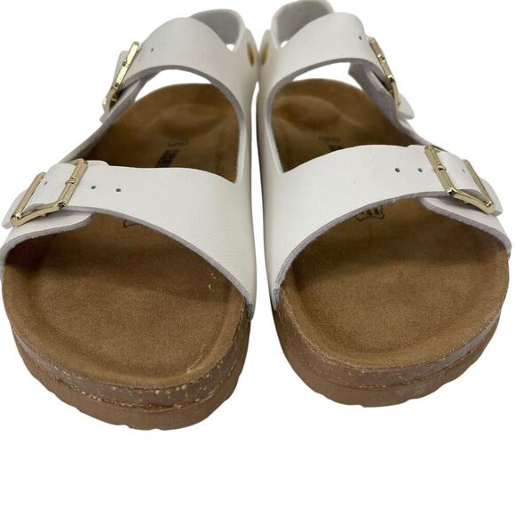 CUSHIONAIRE Lulu Cork footbed Sandal White Size 9 New without Box! - Picture 3 of 9